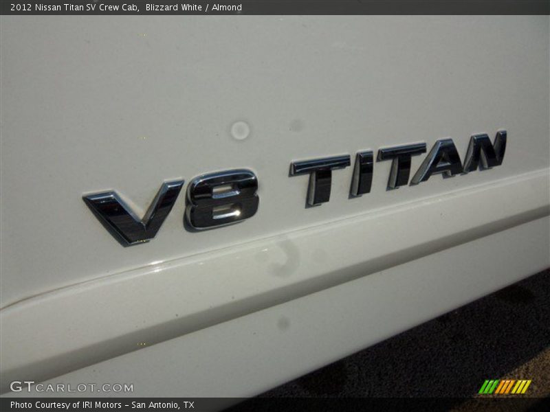Blizzard White / Almond 2012 Nissan Titan SV Crew Cab