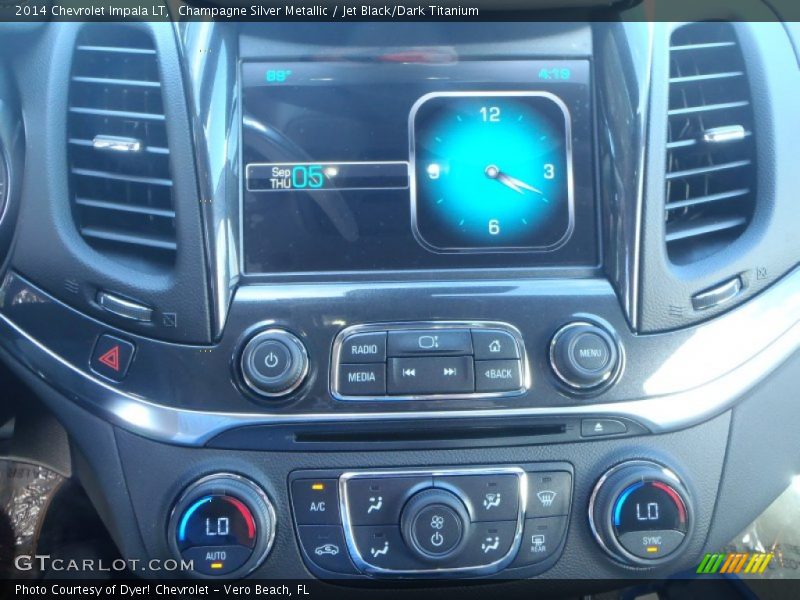 Champagne Silver Metallic / Jet Black/Dark Titanium 2014 Chevrolet Impala LT