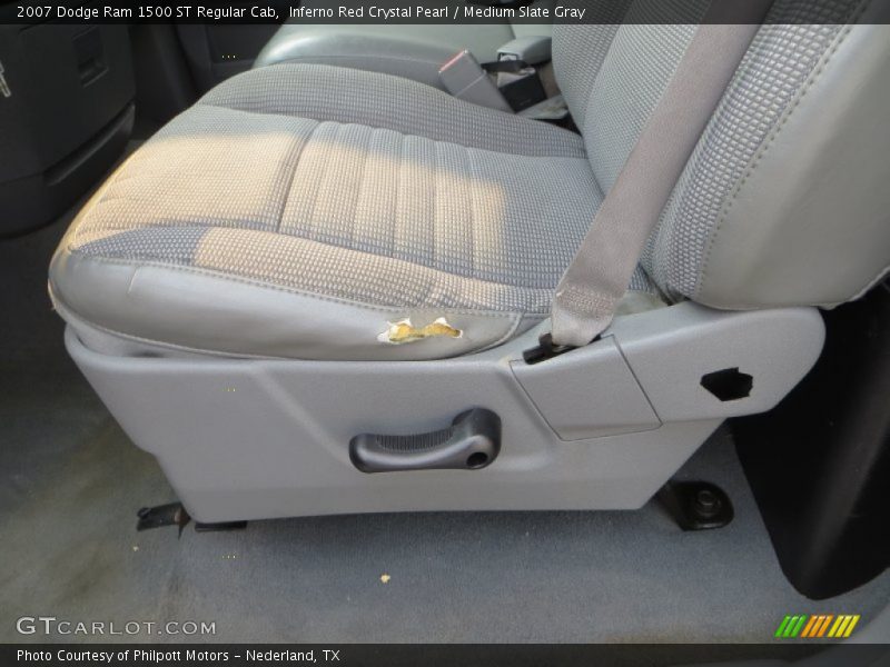 Inferno Red Crystal Pearl / Medium Slate Gray 2007 Dodge Ram 1500 ST Regular Cab