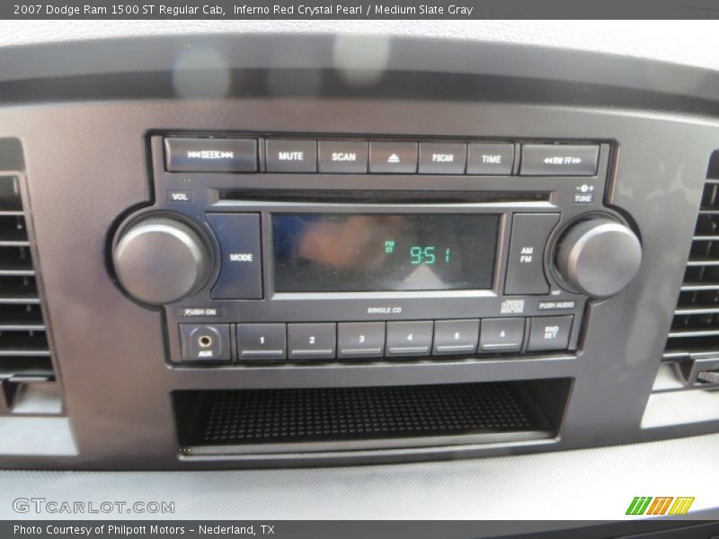 Inferno Red Crystal Pearl / Medium Slate Gray 2007 Dodge Ram 1500 ST Regular Cab