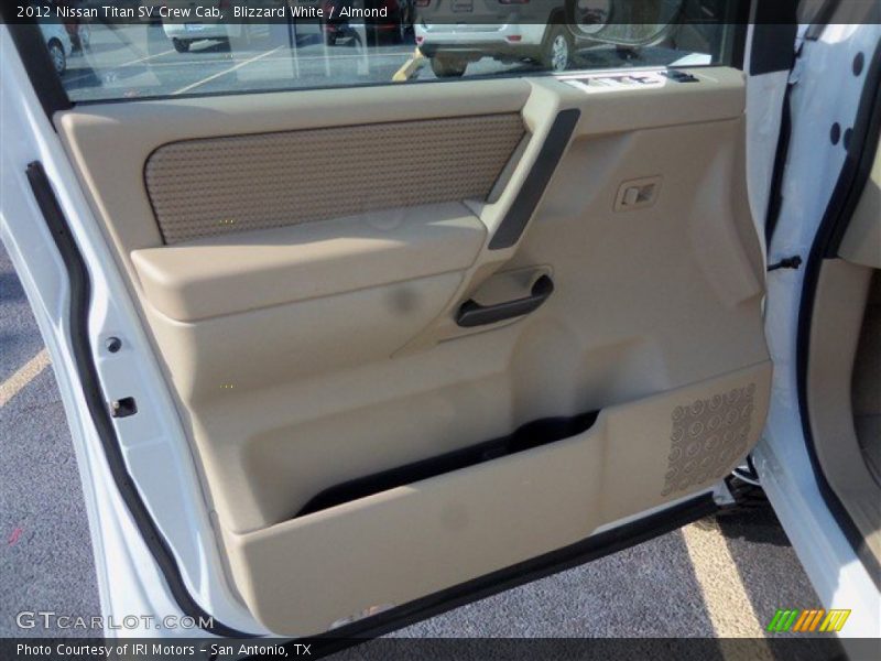 Blizzard White / Almond 2012 Nissan Titan SV Crew Cab