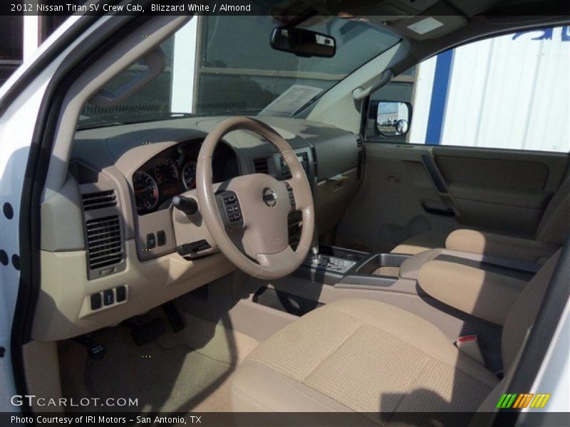 Blizzard White / Almond 2012 Nissan Titan SV Crew Cab