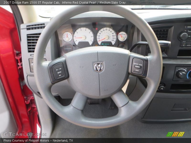 Inferno Red Crystal Pearl / Medium Slate Gray 2007 Dodge Ram 1500 ST Regular Cab
