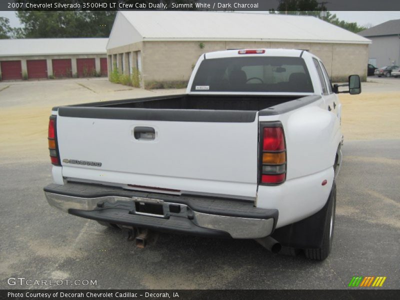 Summit White / Dark Charcoal 2007 Chevrolet Silverado 3500HD LT Crew Cab Dually
