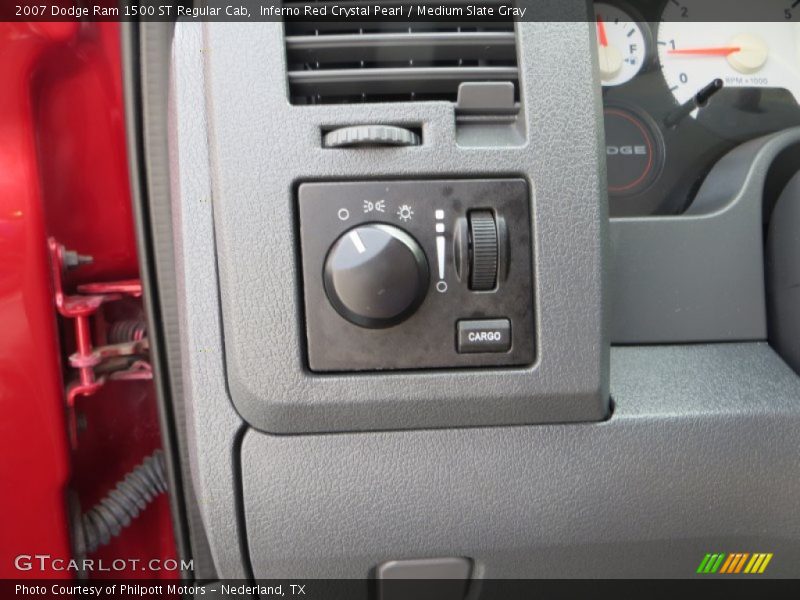 Inferno Red Crystal Pearl / Medium Slate Gray 2007 Dodge Ram 1500 ST Regular Cab