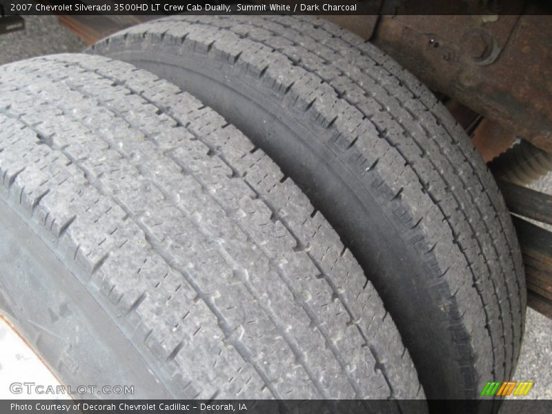 Summit White / Dark Charcoal 2007 Chevrolet Silverado 3500HD LT Crew Cab Dually