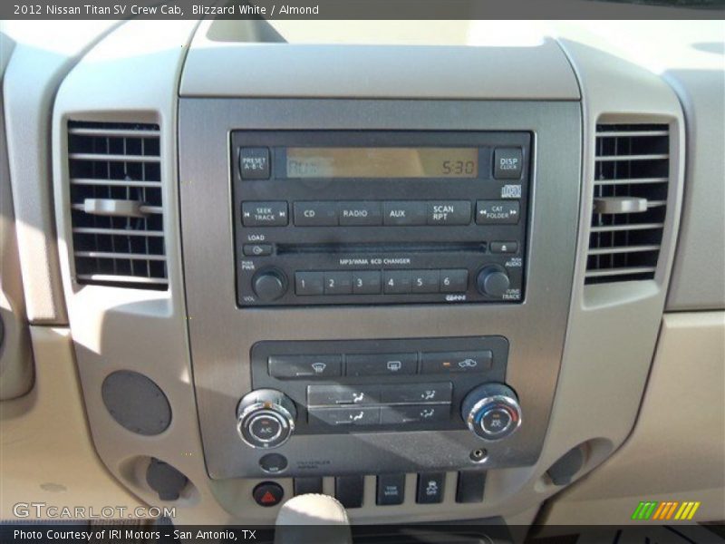 Blizzard White / Almond 2012 Nissan Titan SV Crew Cab