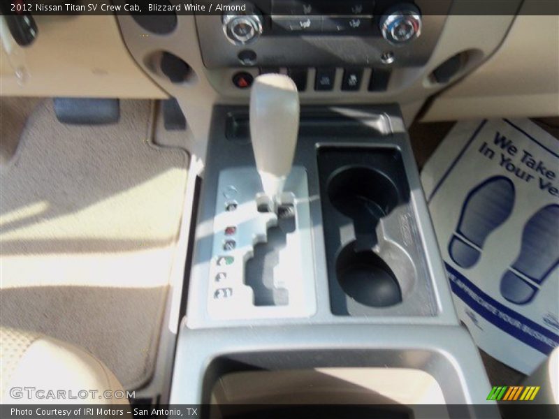 Blizzard White / Almond 2012 Nissan Titan SV Crew Cab