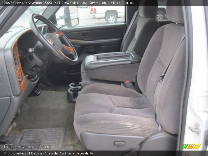 Summit White / Dark Charcoal 2007 Chevrolet Silverado 3500HD LT Crew Cab Dually