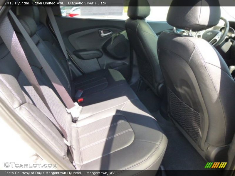 Diamond Silver / Black 2013 Hyundai Tucson Limited AWD