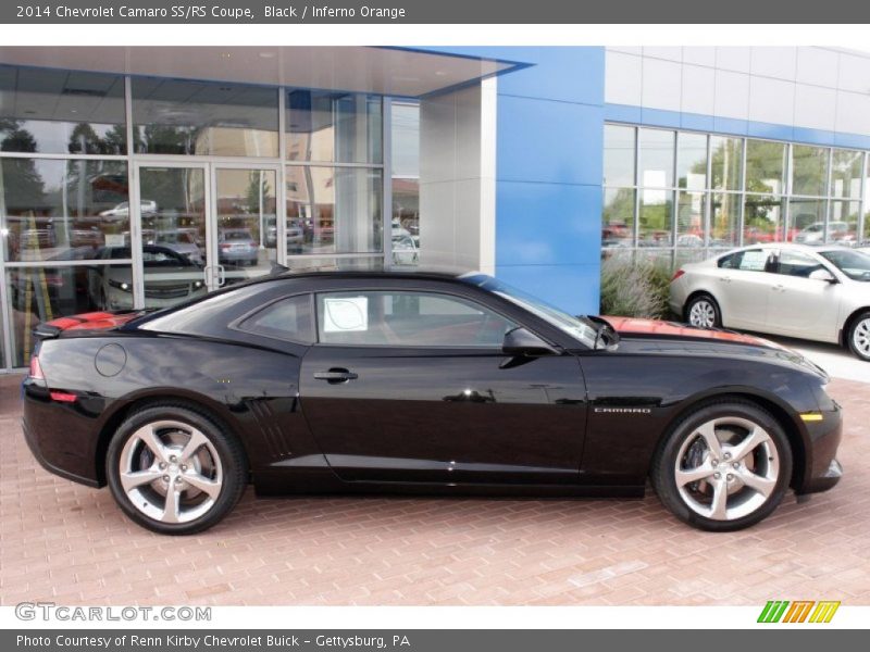 Black / Inferno Orange 2014 Chevrolet Camaro SS/RS Coupe