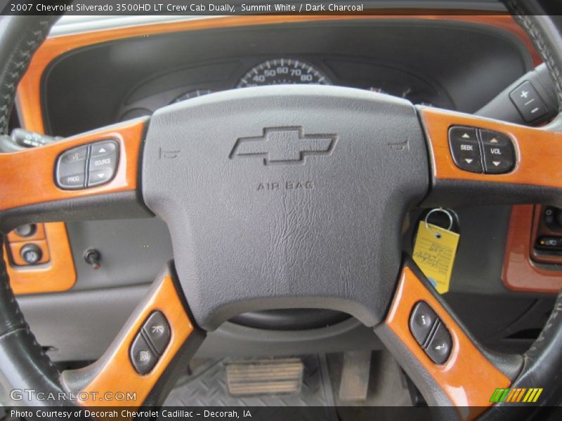 Summit White / Dark Charcoal 2007 Chevrolet Silverado 3500HD LT Crew Cab Dually