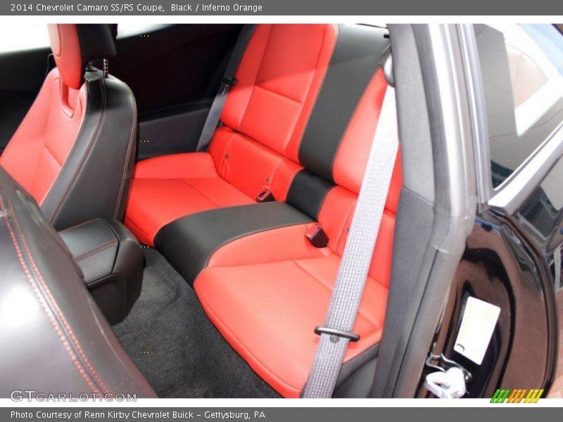 Rear Seat of 2014 Camaro SS/RS Coupe