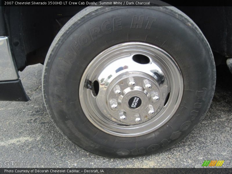 Summit White / Dark Charcoal 2007 Chevrolet Silverado 3500HD LT Crew Cab Dually