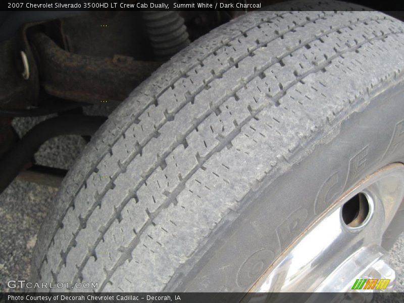 Summit White / Dark Charcoal 2007 Chevrolet Silverado 3500HD LT Crew Cab Dually