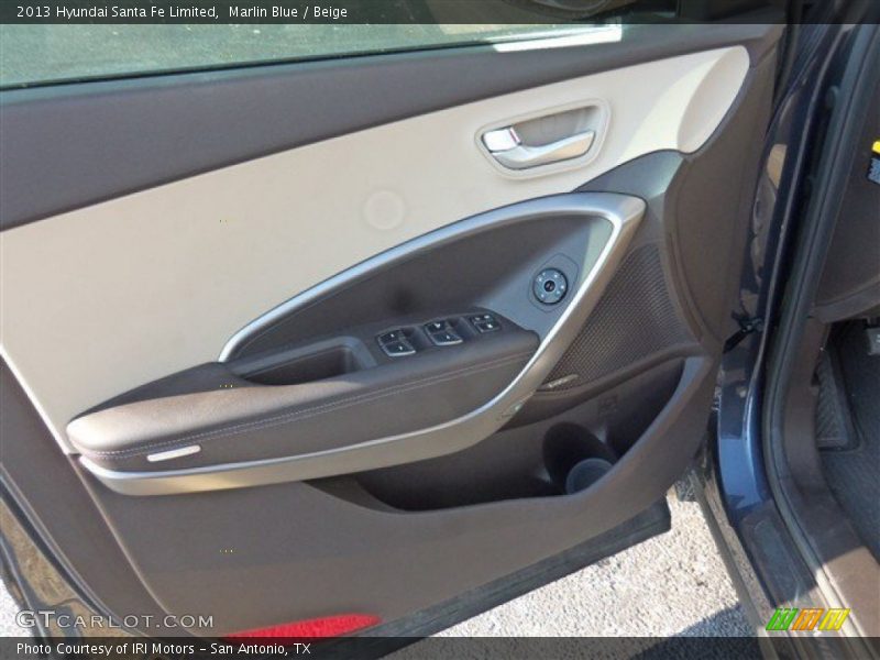 Marlin Blue / Beige 2013 Hyundai Santa Fe Limited