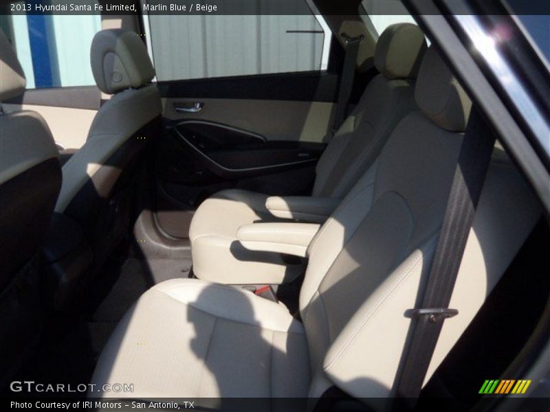 Marlin Blue / Beige 2013 Hyundai Santa Fe Limited