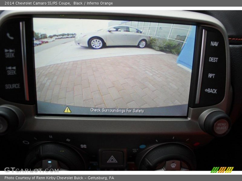 Black / Inferno Orange 2014 Chevrolet Camaro SS/RS Coupe