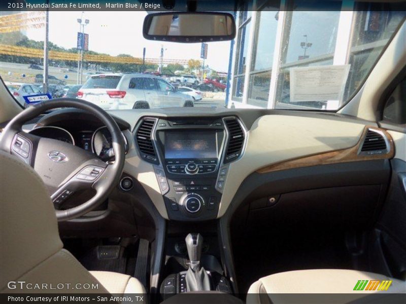 Marlin Blue / Beige 2013 Hyundai Santa Fe Limited