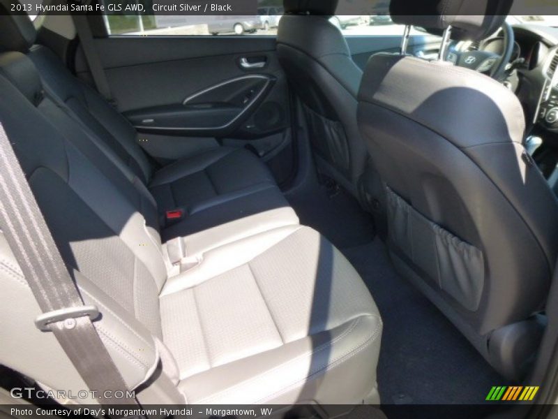 Circuit Silver / Black 2013 Hyundai Santa Fe GLS AWD