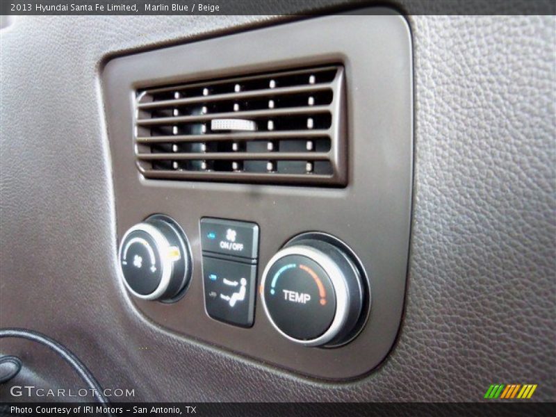Marlin Blue / Beige 2013 Hyundai Santa Fe Limited