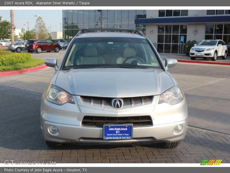 Alabaster Silver Metallic / Taupe 2007 Acura RDX