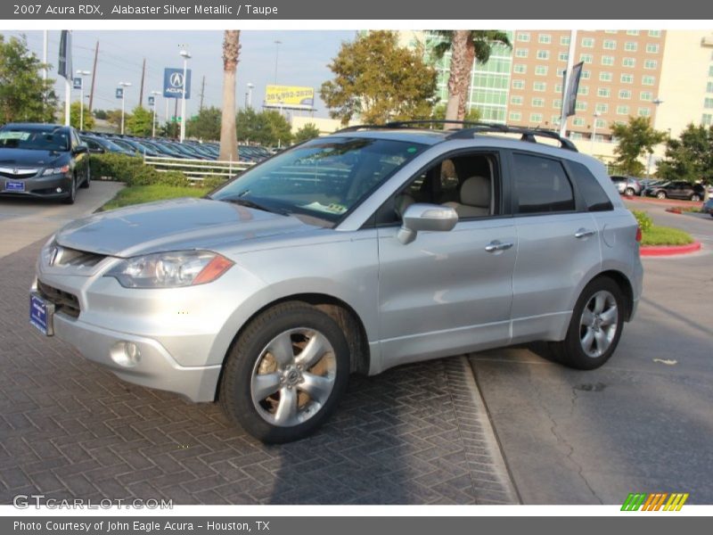 Alabaster Silver Metallic / Taupe 2007 Acura RDX