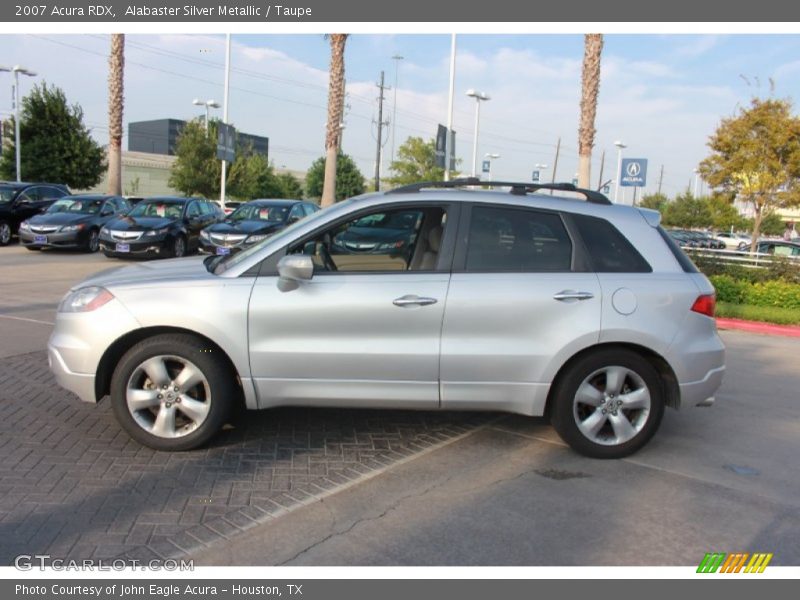 Alabaster Silver Metallic / Taupe 2007 Acura RDX
