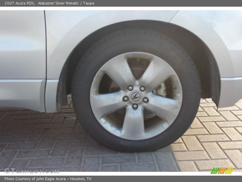 Alabaster Silver Metallic / Taupe 2007 Acura RDX