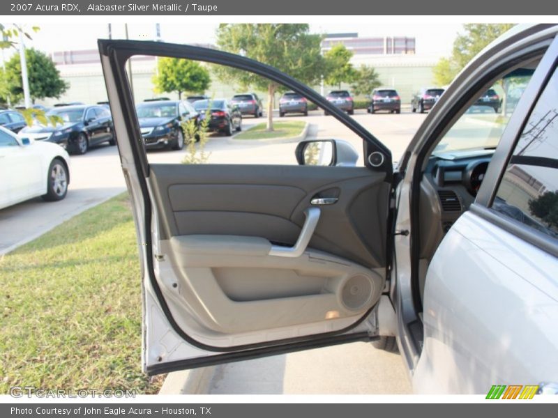Alabaster Silver Metallic / Taupe 2007 Acura RDX