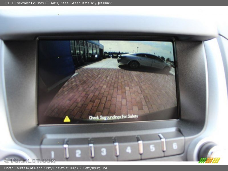 Steel Green Metallic / Jet Black 2013 Chevrolet Equinox LT AWD