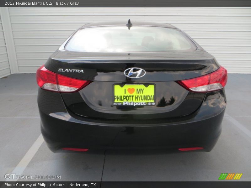 Black / Gray 2013 Hyundai Elantra GLS