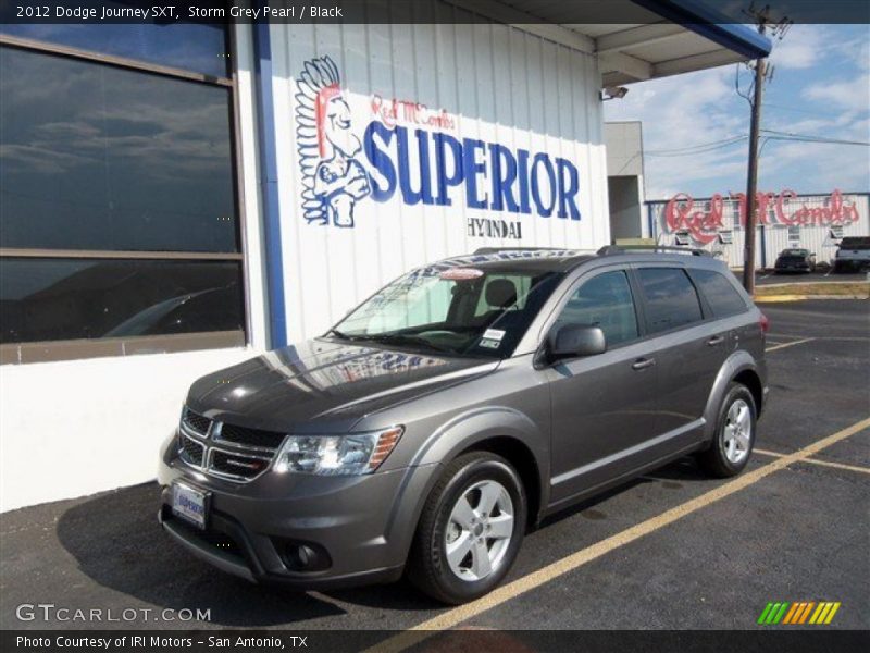 Storm Grey Pearl / Black 2012 Dodge Journey SXT