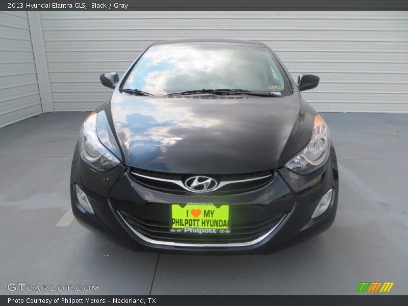 Black / Gray 2013 Hyundai Elantra GLS