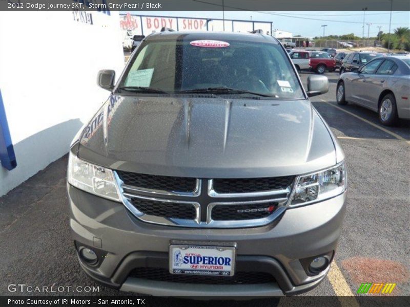 Storm Grey Pearl / Black 2012 Dodge Journey SXT