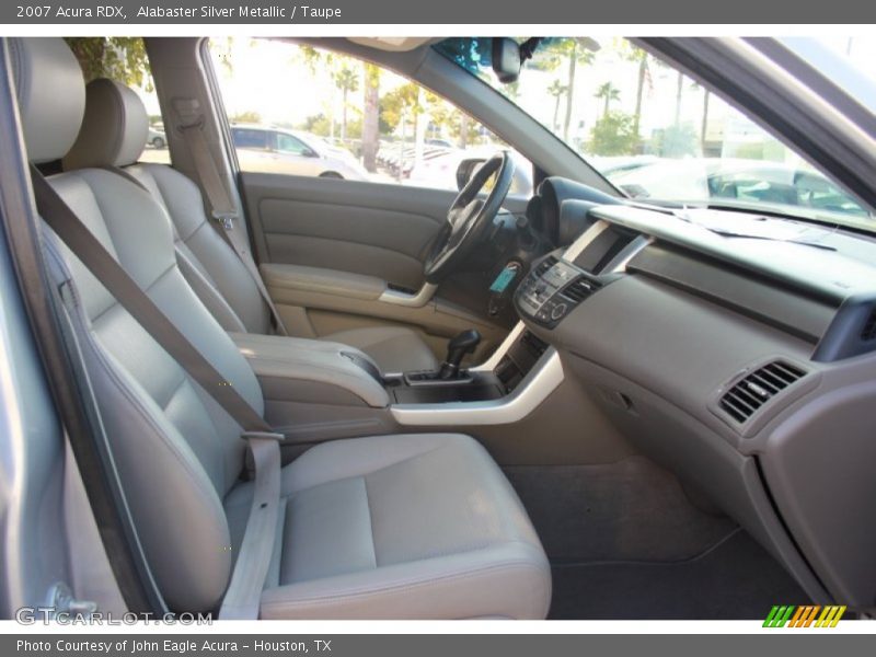 Alabaster Silver Metallic / Taupe 2007 Acura RDX
