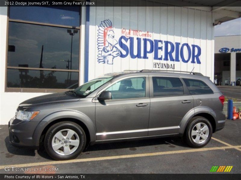 Storm Grey Pearl / Black 2012 Dodge Journey SXT