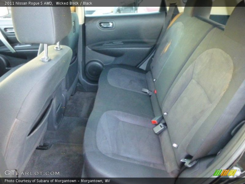 Wicked Black / Black 2011 Nissan Rogue S AWD