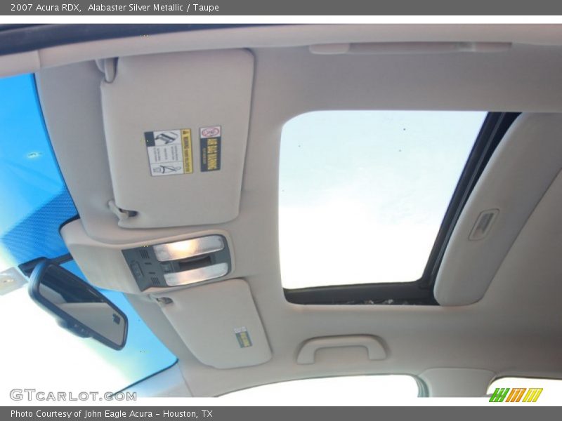 Alabaster Silver Metallic / Taupe 2007 Acura RDX