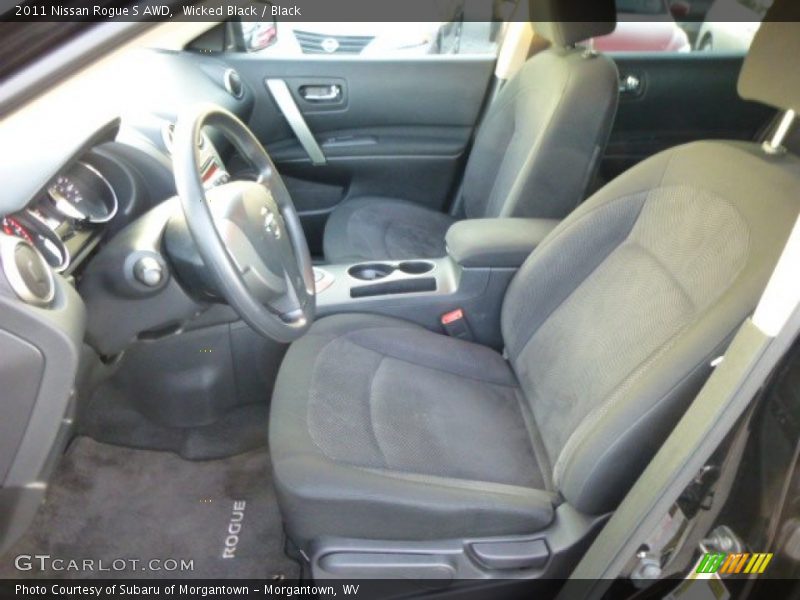Wicked Black / Black 2011 Nissan Rogue S AWD