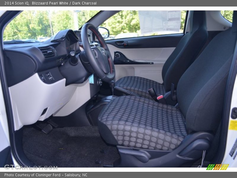 Blizzaard Pearl White / Dark Charcoal 2014 Scion iQ