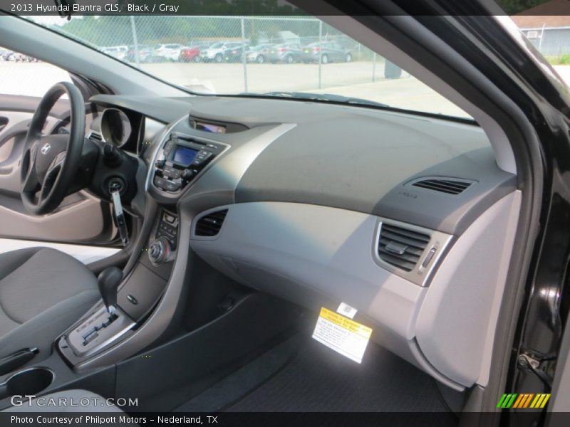 Black / Gray 2013 Hyundai Elantra GLS