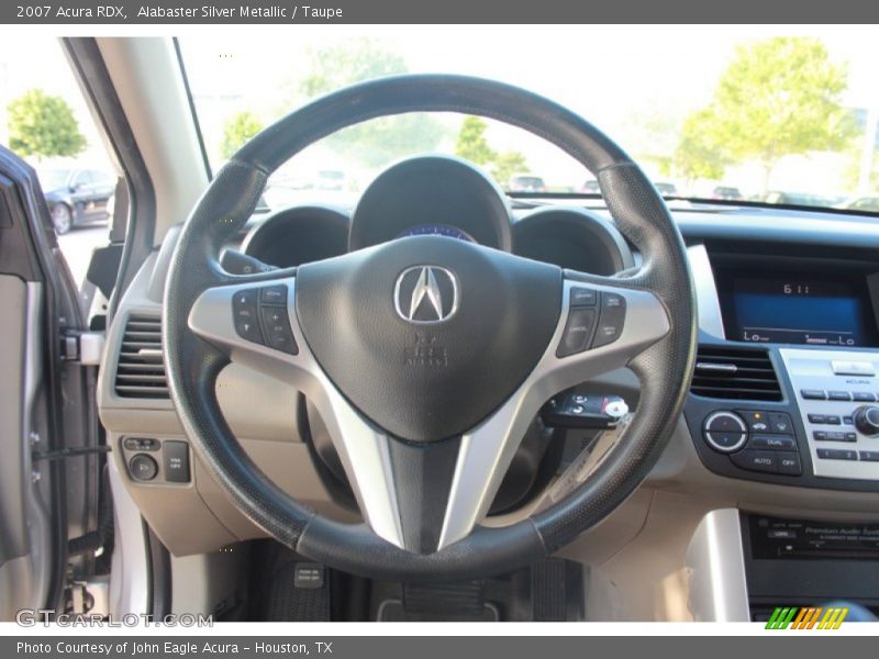 Alabaster Silver Metallic / Taupe 2007 Acura RDX