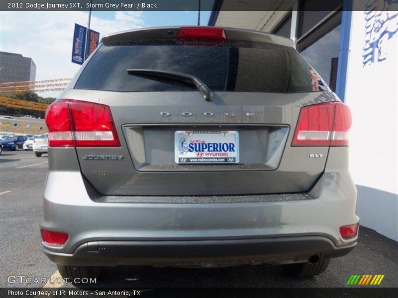 Storm Grey Pearl / Black 2012 Dodge Journey SXT