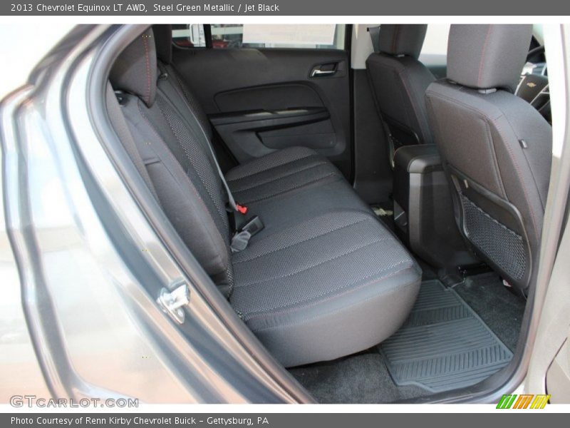 Steel Green Metallic / Jet Black 2013 Chevrolet Equinox LT AWD