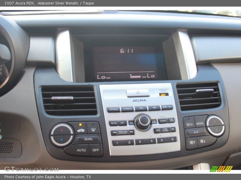 Alabaster Silver Metallic / Taupe 2007 Acura RDX