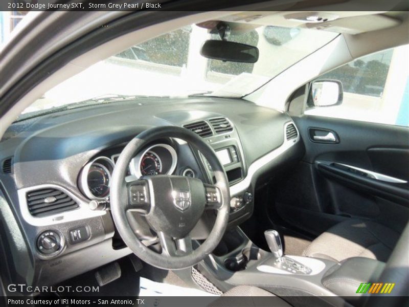 Storm Grey Pearl / Black 2012 Dodge Journey SXT