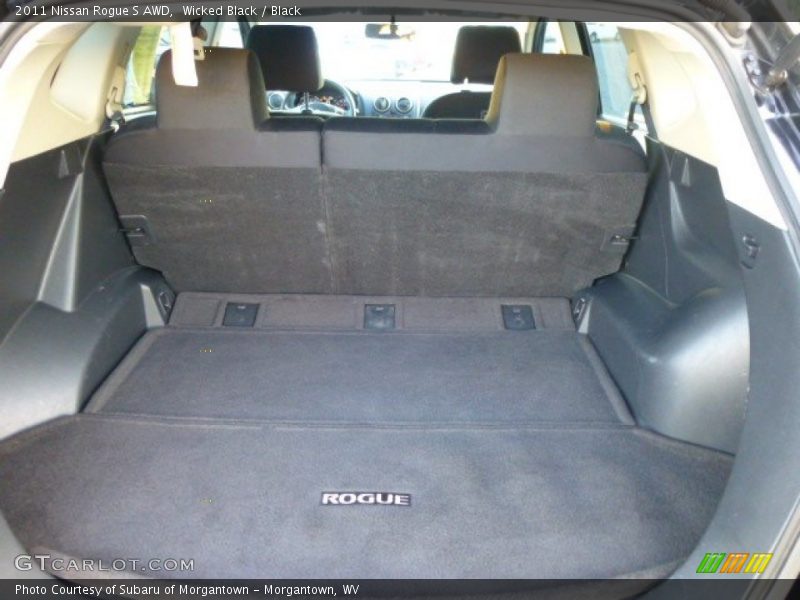 Wicked Black / Black 2011 Nissan Rogue S AWD