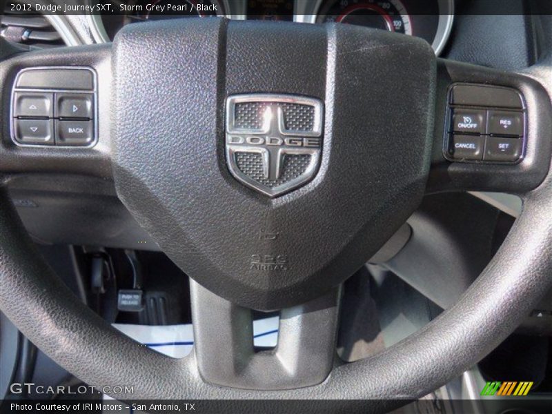Storm Grey Pearl / Black 2012 Dodge Journey SXT