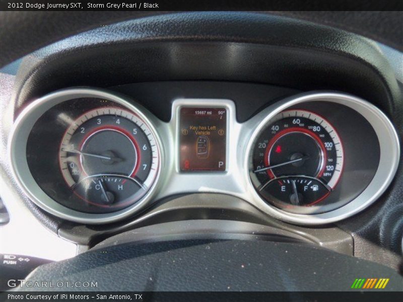 Storm Grey Pearl / Black 2012 Dodge Journey SXT